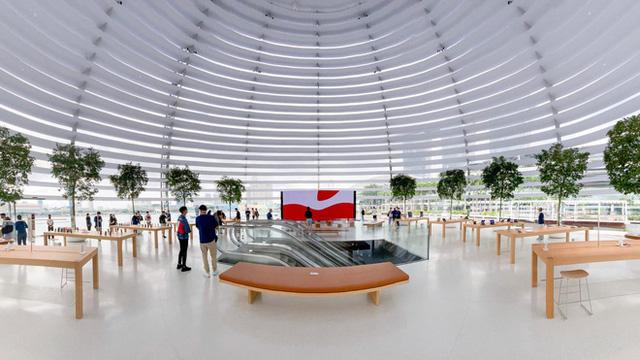 Tham quan Apple Store hình cầu nổi trên mặt nước vừa mới được khai trương tại Singapore - Ảnh 7. Tham quan Apple Store hình cầu nổi trên mặt nước vừa mới được khai trương tại Singapore - Ảnh 7.
