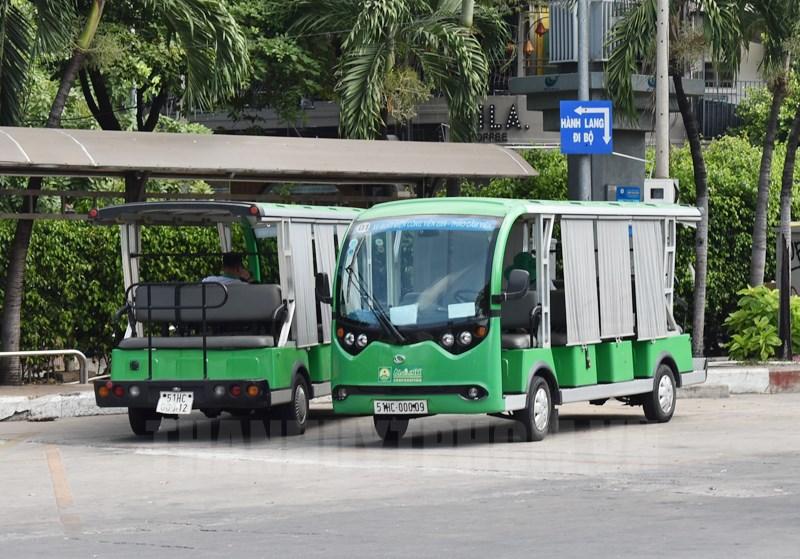 Đề xuất mở xe buýt điện kết nối phà biển Cần Giờ - Vũng Tàu - Ảnh 1. Đề xuất mở xe buýt điện kết nối phà biển Cần Giờ - Vũng Tàu - Ảnh 1.