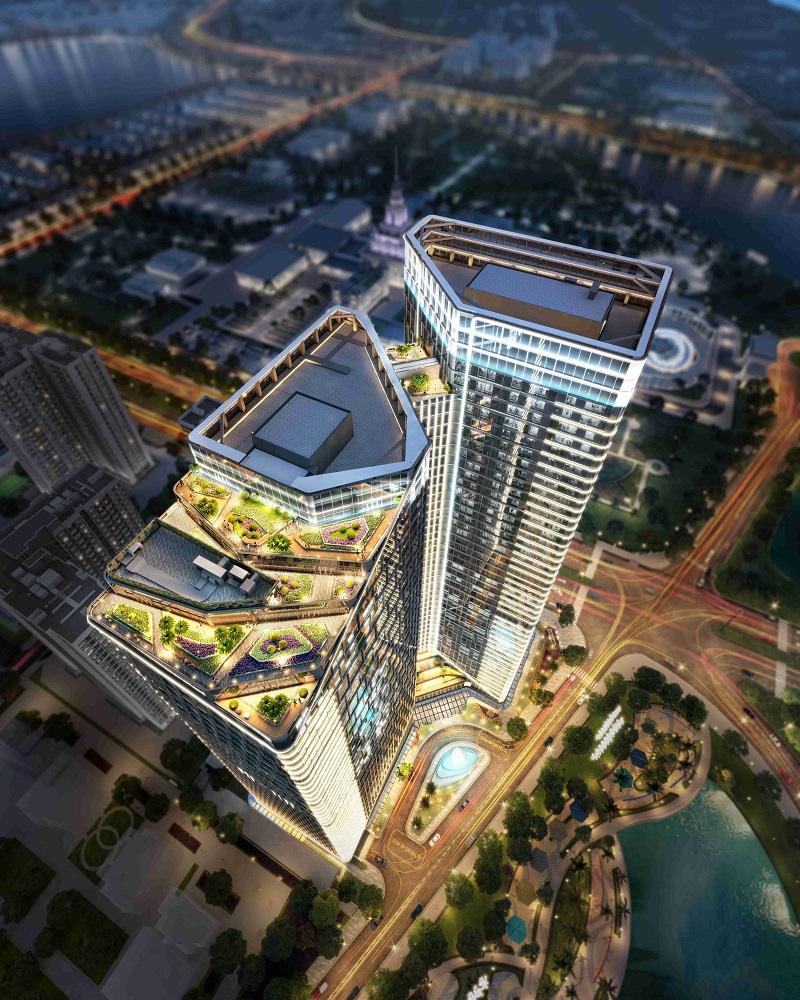 Vingroup ra mắt toà văn phòng TechnoPark Tower thông minh Top 10 thế giới - Ảnh 1. Vingroup ra mắt toà văn phòng TechnoPark Tower thông minh Top 10 thế giới - Ảnh 1.