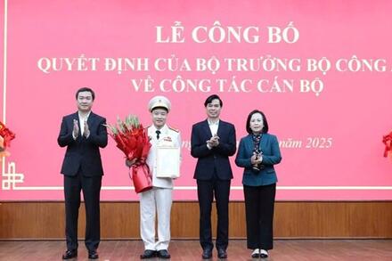 Bổ nhiệm 3 Giám đốc Công an tỉnh Lạng Sơn, Ninh Bình và Quảng Ninh