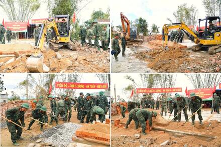'Chiến dịch Quang Trung': Nhà nước hỗ trợ, người dân góp thêm để xây dựng, sửa chữa nhà to đẹp hơn