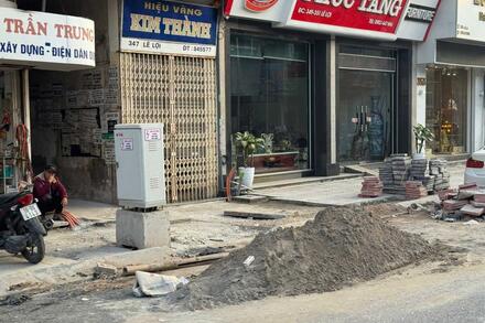 Diện mạo tuyến phố Lê Lợi, Hải Phòng sau hơn 4 tháng cải tạo, mở rộng