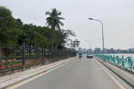 Tuyến đường ven hồ Tây được mở rộng lên 21-24m