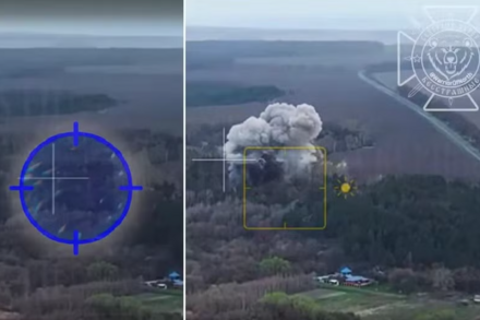 Video Nga ném bom phá hủy Sở chỉ huy lữ đoàn Ukraine