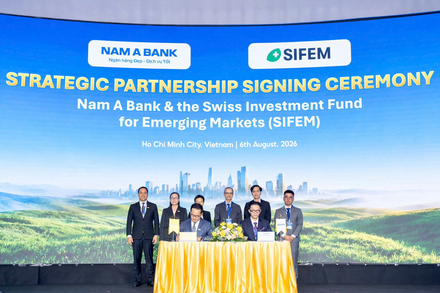 Nam A Bank đón dòng vốn xanh từ Thụy Sĩ, nâng tổng quy mô huy động vốn quốc tế gần 350 triệu USD