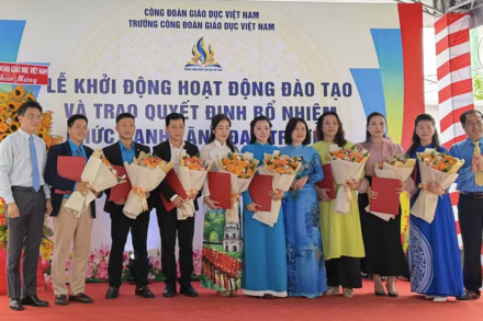 Trường Công đoàn Giáo dục Việt Nam có Ban giám hiệu mới
