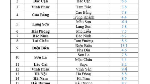 Ngày đầu tiên đợt rét ĐẬM nhất từ đầu Đông: Hà Nội 8 độ, Mẫu Sơn xuống -0.4 độ, xuất hiện băng giá tại nhiều nơi