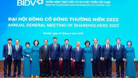Nợ có khả năng mất vốn tăng mạnh cuối quý I, BIDV ghi nhận lợi nhuận trước thuế hợp nhất tăng 33%, mục tiêu lợi nhuận 20.600 tỷ đồng năm 2022