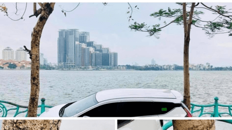 Pha đỗ xe ở hồ Tây "gây xôn xao" MXH, tài xế biểu diễn đánh lái bằng clip 6 phút