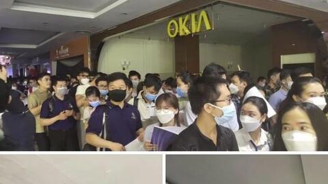 Clip: Đi mua nhà vài tỷ mà chen nhau xếp hàng như mua trà sữa, 6h sáng tới đã không còn slot!