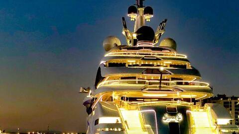 Siêu du thuyền được mệnh danh 'dinh thự nổi' xa hoa của Quốc vương Qatar
