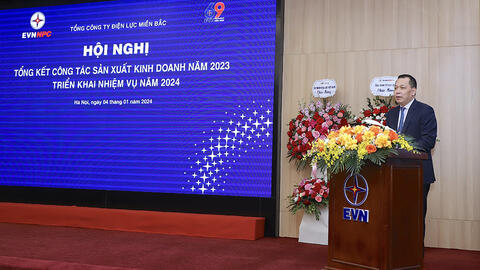 Năm 2024, EVNNPC nỗ lực đảm bảo cung cấp điện an toàn cho 27 tỉnh, thành phía Bắc