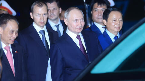 Tổng thống Nga Vladimir Putin đến Hà Nội