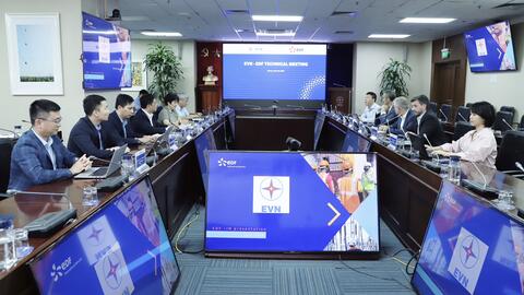 EVNNPC trao đổi kinh nghiệm về công tác thi công hotline, an ninh mạng với đối tác Pháp