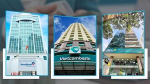 Bất ngờ với Big 3: Nợ xấu tại Vietcombank, VietinBank và BIDV đều tăng "bốc đầu"