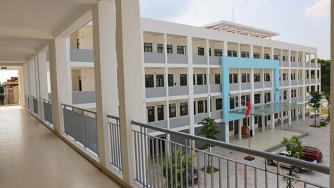 Trường học khang trang, hiện đại sẵn sàng chào năm học mới