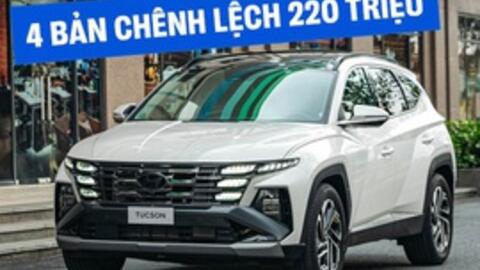 Chênh tới 220 triệu, 4 bản Hyundai Tucson 2024 tại Việt Nam không khác biệt quá nhiều: Bản "cận tiêu chuẩn" đã có ADAS, loa Bose, màn hình khủng
