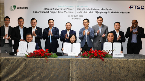 Bước tiến mới trong dự án xuất khẩu điện gió ngoài khơi từ Việt Nam sang Singapore