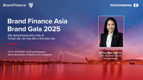 Techcombank tham dự diễn đàn Thương hiệu châu Á 2025