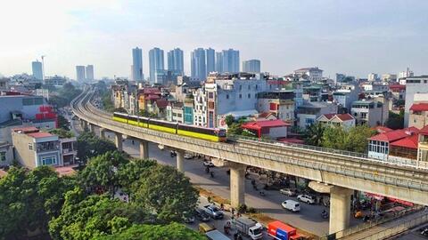 Ngày mai Hà Nội khởi công tuyến đường sắt đô thị đi qua 19 phường, xã