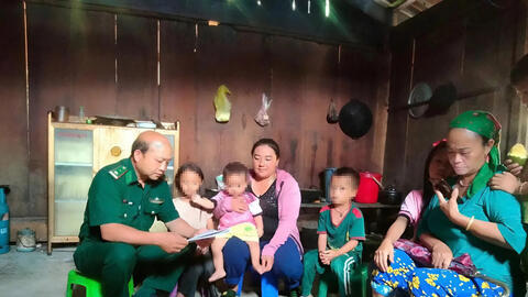 Hành trình thắp sáng tri thức của người lính quân hàm xanh