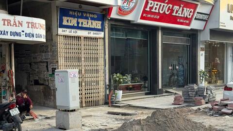 Diện mạo tuyến phố Lê Lợi, Hải Phòng sau hơn 4 tháng cải tạo, mở rộng