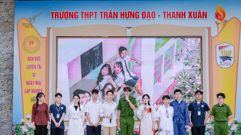 Học sinh 'sân khấu hóa' truyền thông điệp đẩy lùi bạo lực học đường