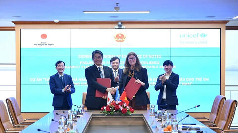 Hỗ trợ 6 triệu USD triển khai dự án chống chịu thiên tai cho trẻ em tại Việt Nam