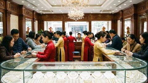 Giá vàng hôm nay 15/2: Vàng SJC, BTMC bật tăng, thị trường sôi động trở lại