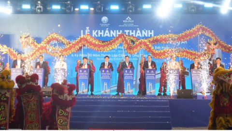 Hòa Phát khánh thành nhà máy sản xuất ống thép tại Tây Ninh công suất 400.000 tấn mỗi năm