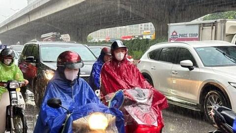 Dự báo khu vực mưa dông, có nơi mưa to trên 80mm/24 giờ