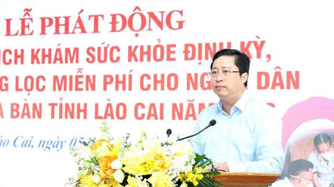 Lào Cai phát động khám sức khỏe miễn phí, đặt mục tiêu 100% người dân được khám trong năm 2026