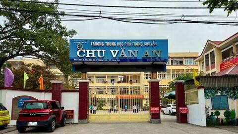 Điểm chuẩn vào lớp 10 Trường THPT chuyên Chu Văn An cao nhất 40,25 điểm