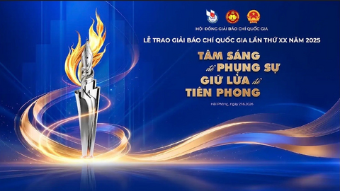 Lễ trao Giải Báo chí Quốc gia lần thứ XX: Tôn vinh 'tâm sáng' và 'lửa nghề' của người làm báo