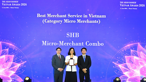 SHB được The Asian Banker vinh danh với giải pháp tài chính tốt nhất cho tiểu thương, hộ kinh doanh