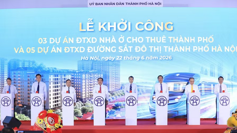 Hà Nội khởi công 5 tuyến đường sắt đô thị và 3 dự án nhà ở cho thuê