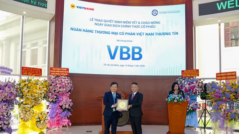 Cổ phiếu Vietbank chính thức niêm yết trên HoSE