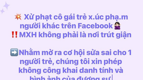 Xử phạt cô gái trẻ 12,5 triệu đồng vì xúc phạm người khác trên mạng xã hội