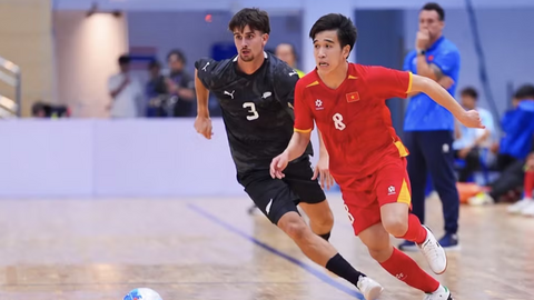 Tuyển futsal Việt Nam thắng đậm New Zealand, sáng cửa vô địch