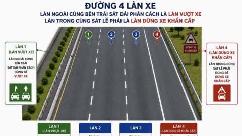 Đề xuất thí điểm làn riêng để vượt xe trên cao tốc Hà Nội - Hải Phòng và Cầu Giẽ - Cao Bồ