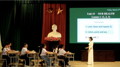 Hưng Yên hướng tới đưa tiếng Anh trở thành ngôn ngữ thứ hai trong trường học