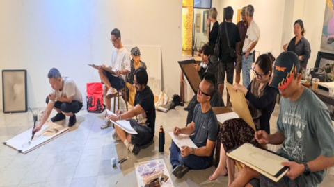 Nghệ sĩ Việt Nam giao lưu, triển lãm nghệ thuật tại Bangkok