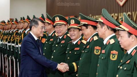Thủ tướng Lê Minh Hưng: Muốn đi đầu, Học viện Quốc phòng phải quyết tâm đổi mới nhanh hơn nữa