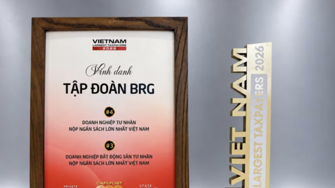 Tập đoàn BRG được vinh danh Top 4 doanh nghiệp tư nhân nộp ngân sách lớn nhất Việt Nam năm 2026