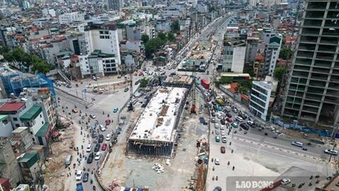 Hà Nội điều chỉnh giao thông Vành đai 1 đoạn Nguyễn Chí Thanh - Voi Phục