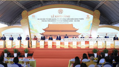 TP. Hà Nội: Khởi công Dự án đầu tư bảo quản, tu bổ, phục hồi Điện Kính Thiên