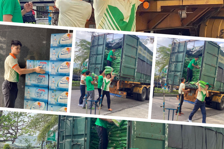 Chuyến hàng nghĩa tình Petrovietnam tiếp sức người dân vùng lũ Gia Lai