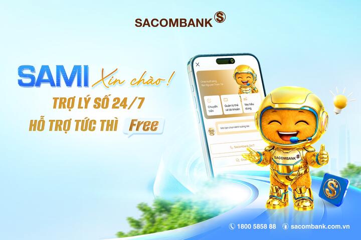 Chính thức ra mắt trợ lý số SAMI trên ứng dụng SACOMBANK PAY