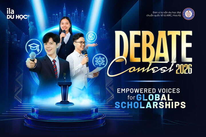 ILA Debate Contest 2026 mở lối học bổng THPT Mỹ cho học sinh Việt