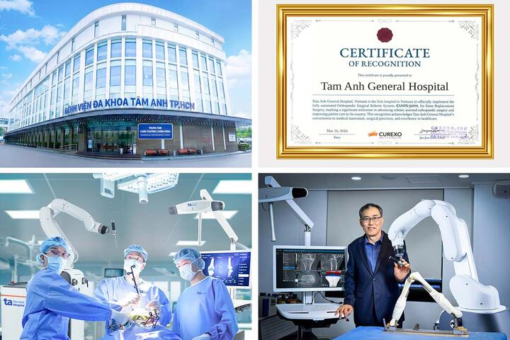 Việt Nam lần đầu có Robot AI chủ động hoàn toàn kỹ thuật quan trọng trong thay khớp